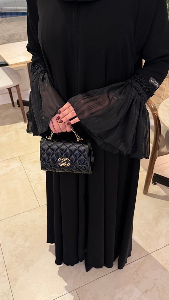 Black elegant abaya