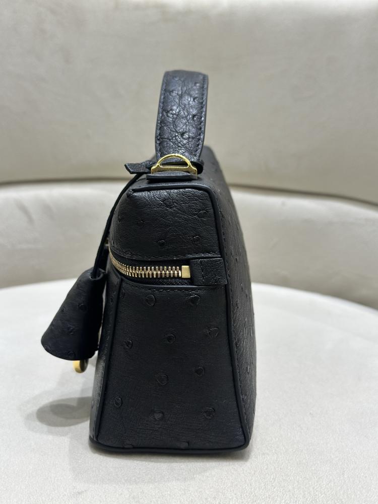 Loro Piana Extra Poket Ortrich Leather L23 Bag