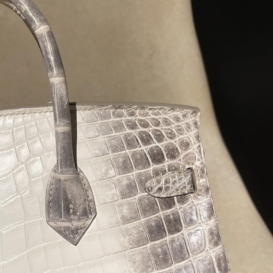 Hermès Birkin 25 Himalaya Crocodile