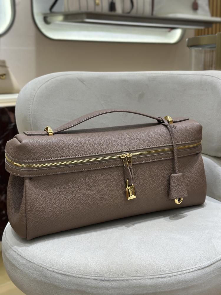 Loro Piana Extra Softy Fossil/Sun Gold L33 Bag