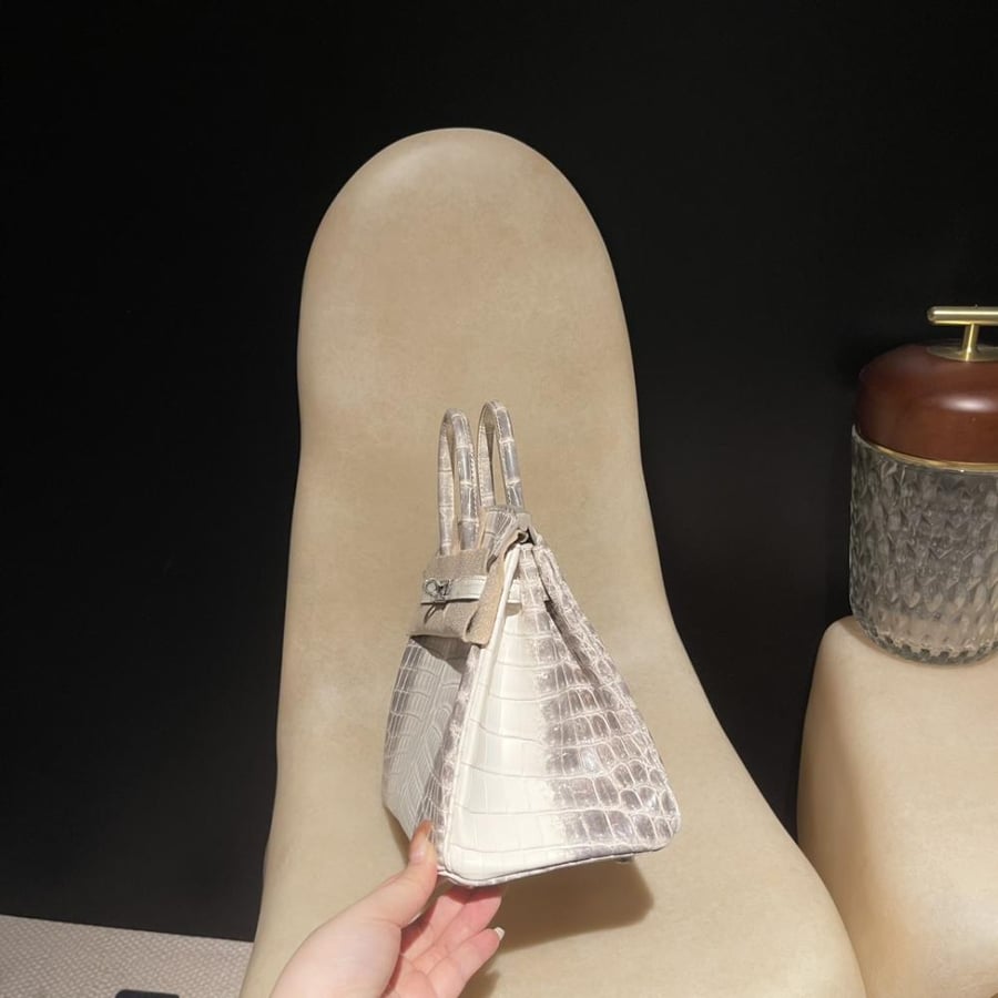 Hermès Birkin 25 Himalaya Crocodile