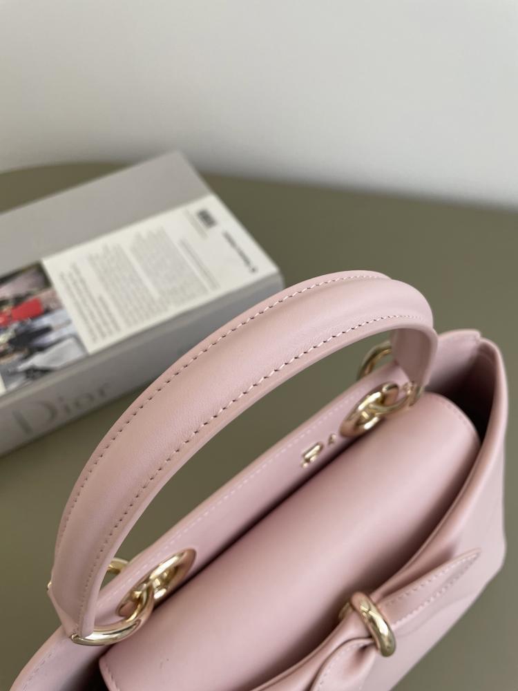 Small Dior Cigale Bag in Shiny Supple Calfskin