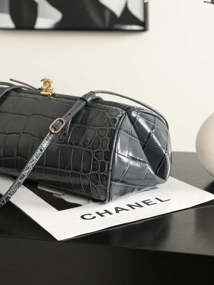 CHANEL Clutch with Leather Strap