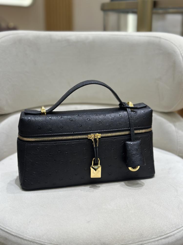 Loro Piana Extra Poket Ortrich Leather L23 Bag