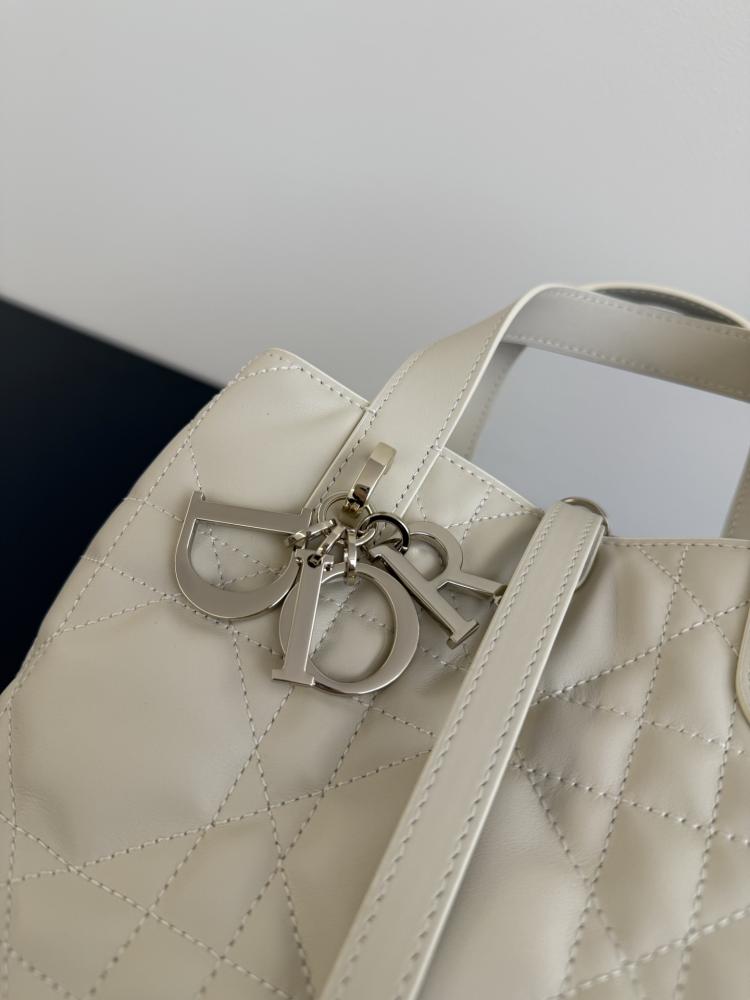 Small Dior Toujours Vertical Tote Bag