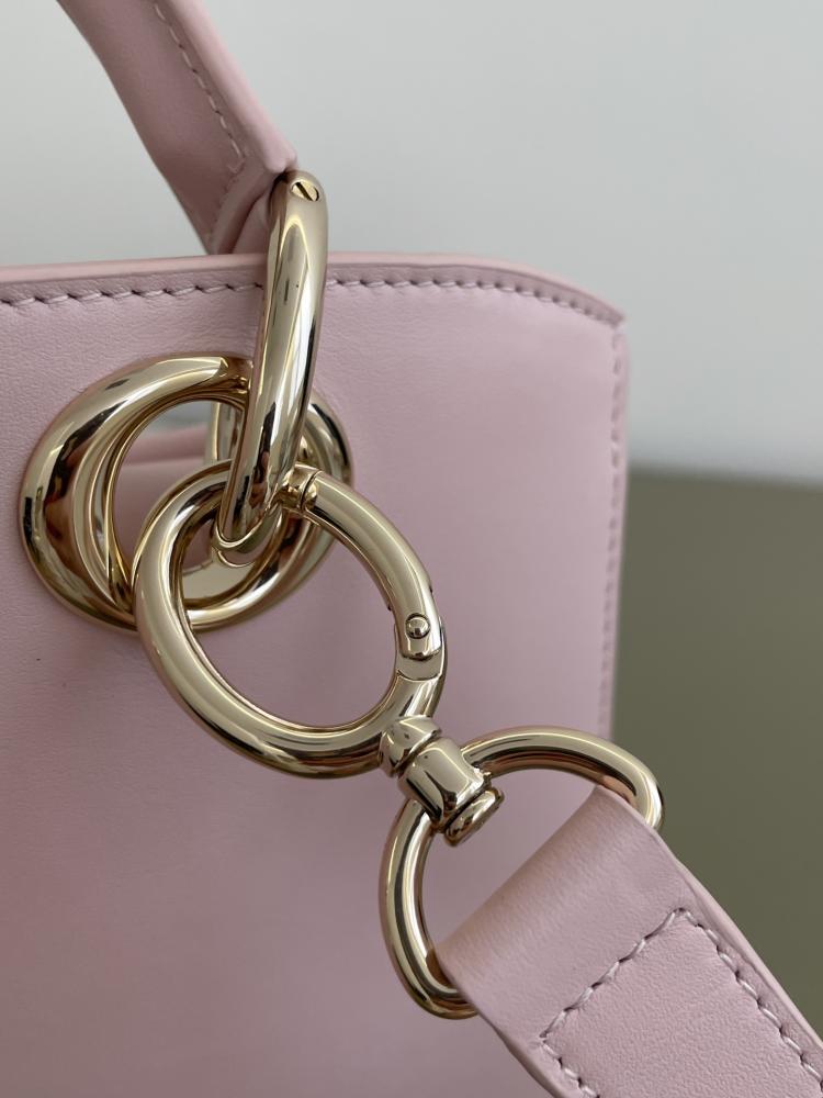 Small Dior Cigale Bag in Shiny Supple Calfskin