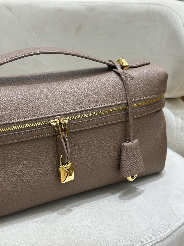 Loro Piana Extra Softy Fossil/Sun Gold L33 Bag