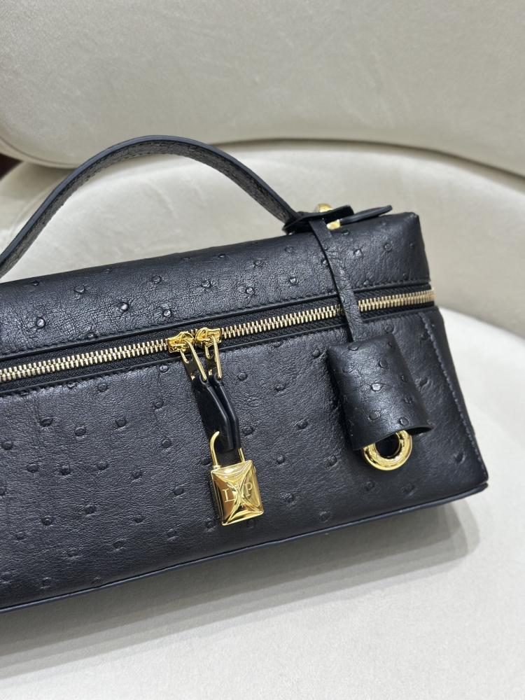 Loro Piana Extra Poket Ortrich Leather L23 Bag