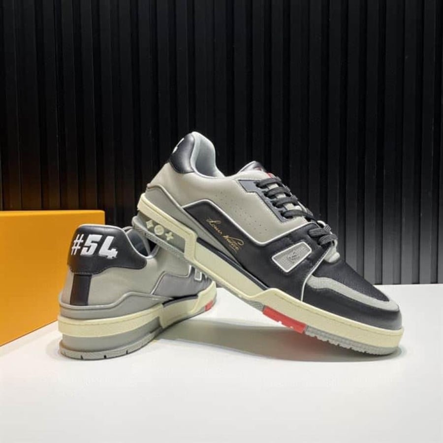 Louis Vuitton Trainer Black Grey – LVS029