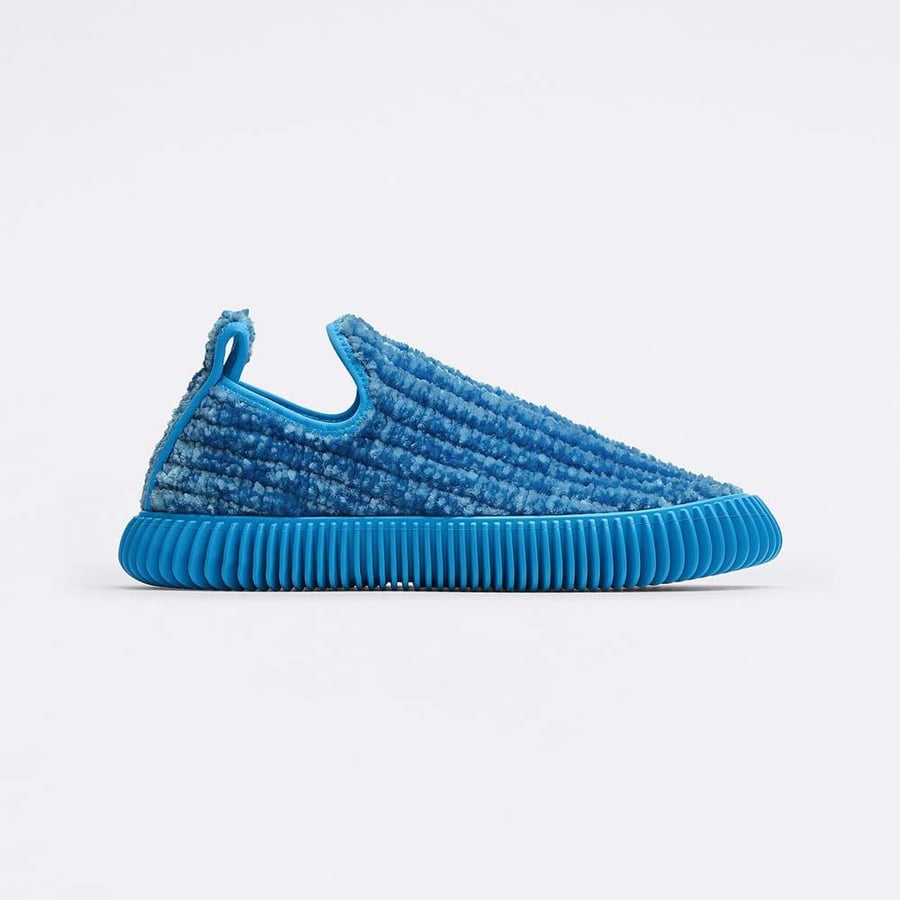 Bottega Veneta Ripple Chenille Corduroy Slip-on Sneakers – Blue (Unisex)