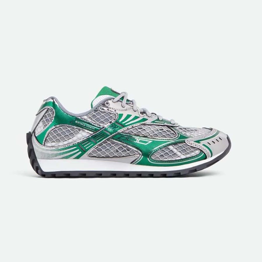 Bottega Veneta Technical Fabric Lace-up Orbit Sneaker – Green (Unisex)