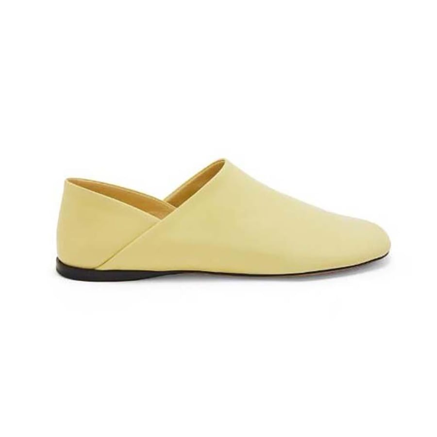 Loewe Toy Slipper in Goatskin – Yellow (Woman)