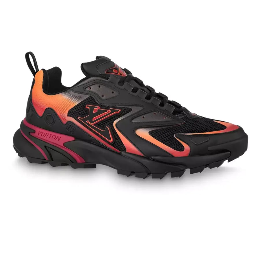 Louis Vuitton Runner Tatic Sneakers in Black and Orange – LVS237