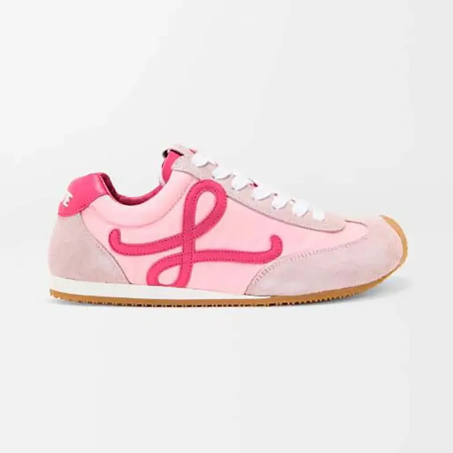 Loewe Ballet Runner 2.0 in Nylon and Calfskin – Pink LBR2282X14 (Unisex)
