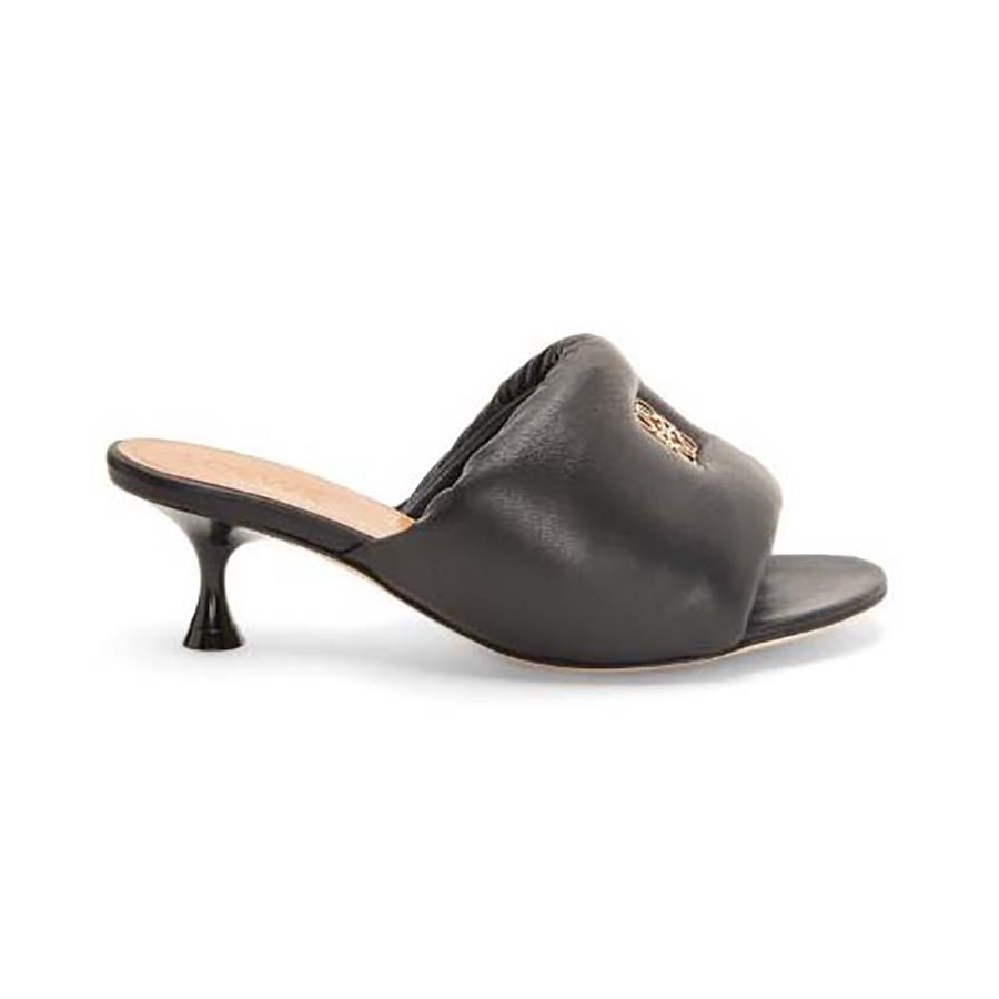 Loewe Anagram Padded Mule in Lambskin – Black (Woman)