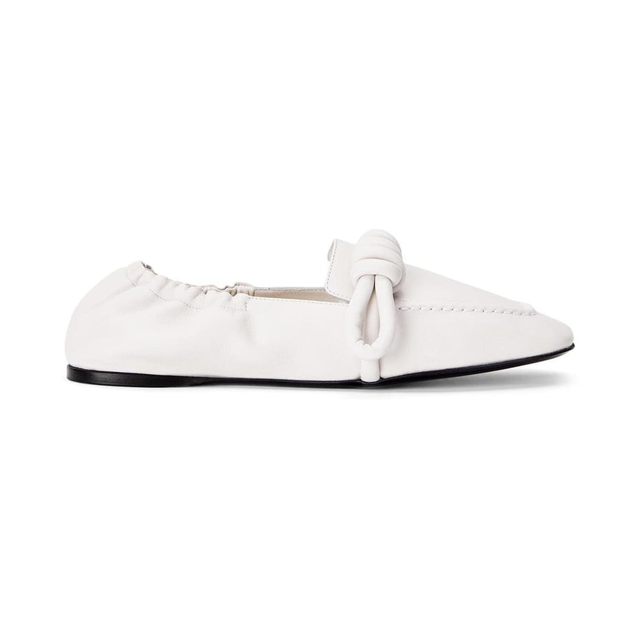 Loewe Flamenco Slipper in Lambskin – White (Woman)