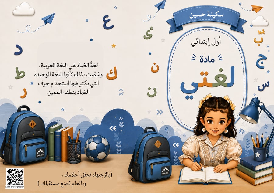 دفتر بتصميمك الخاص | طباعة الغلاف الأمامي والخلفي