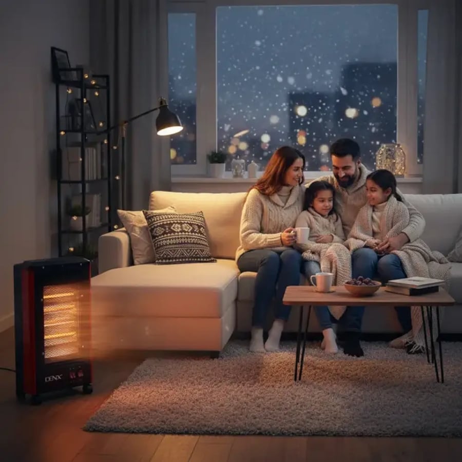 دفاية وسخان كهربائي 5 اتجاهات بضمان عامين