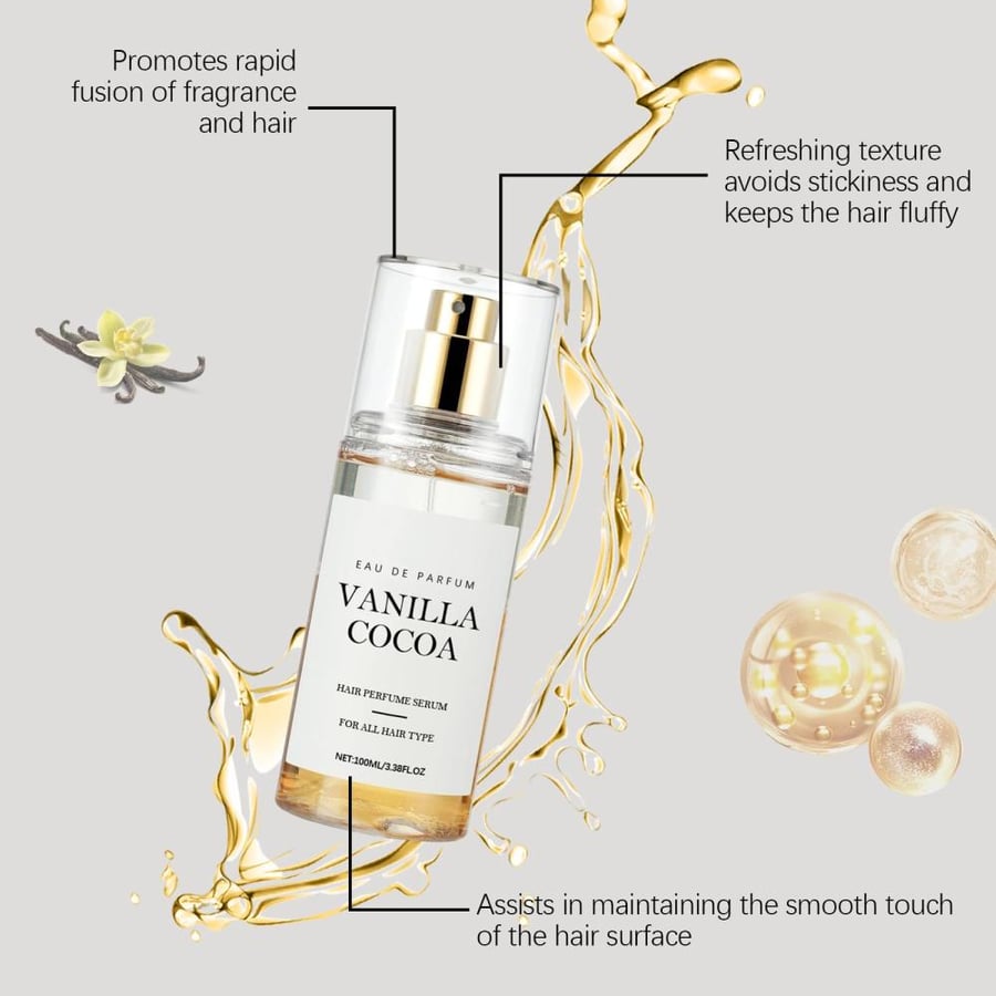 عطر شعر للنساء برائحة زيت الأرغان مع الكيراتين والإيلاستين
