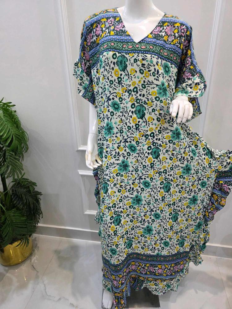 جلابية باردة طويلة فراشة