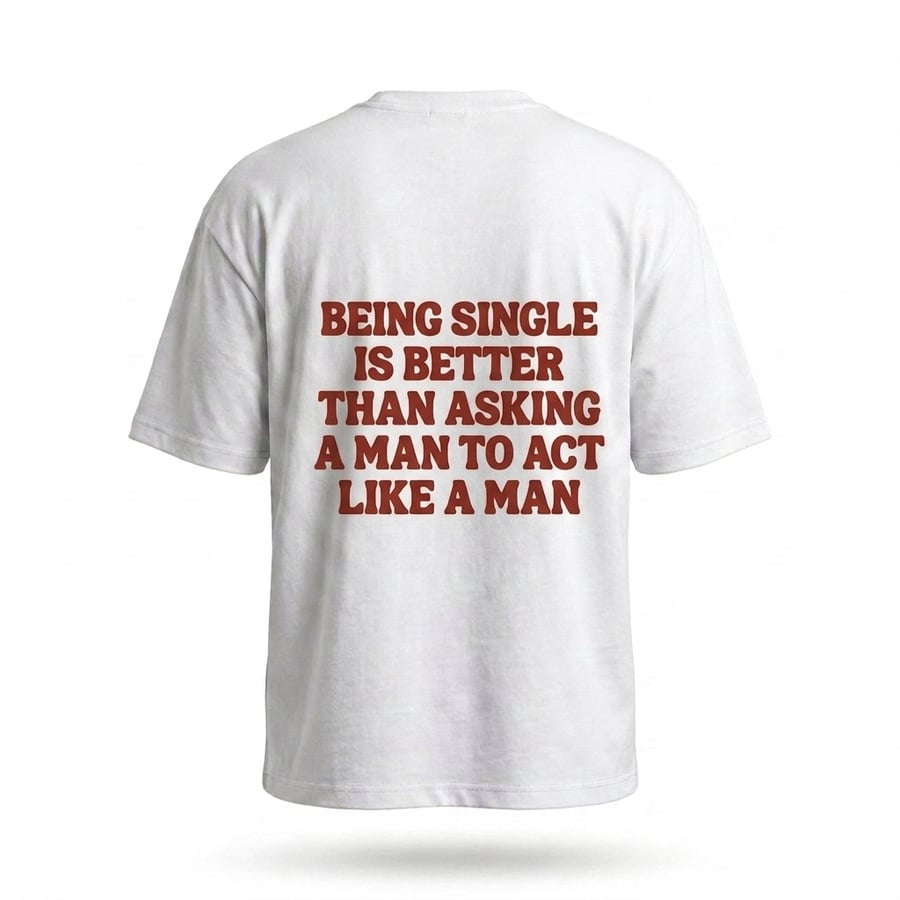 Oversized Tee – White Model 6