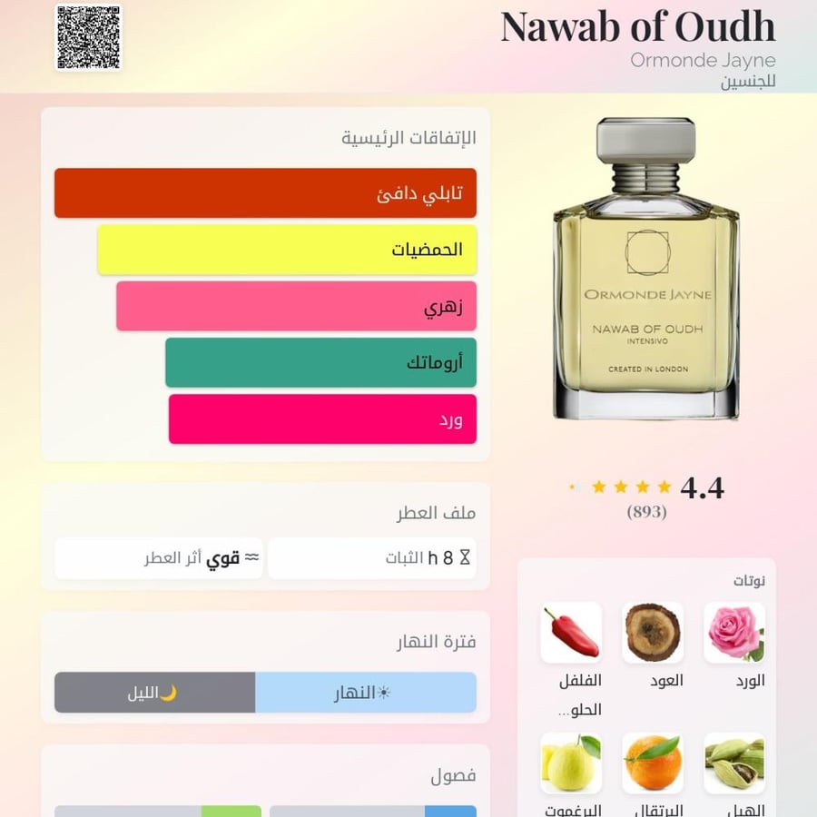 عينة عطر نواب أوف عود انتنسيفو من آرموند جين
