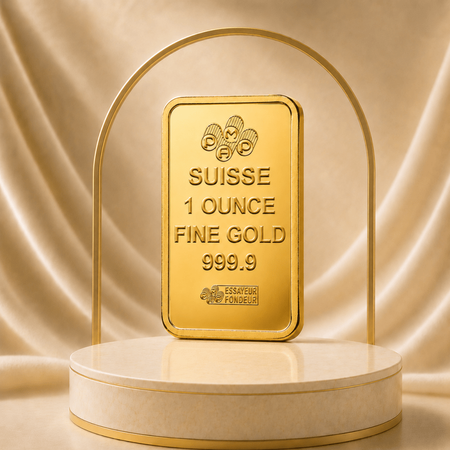 سبيكة ذهب 31.1 جرام (أونصة) – PAMP سويسري عيار 24