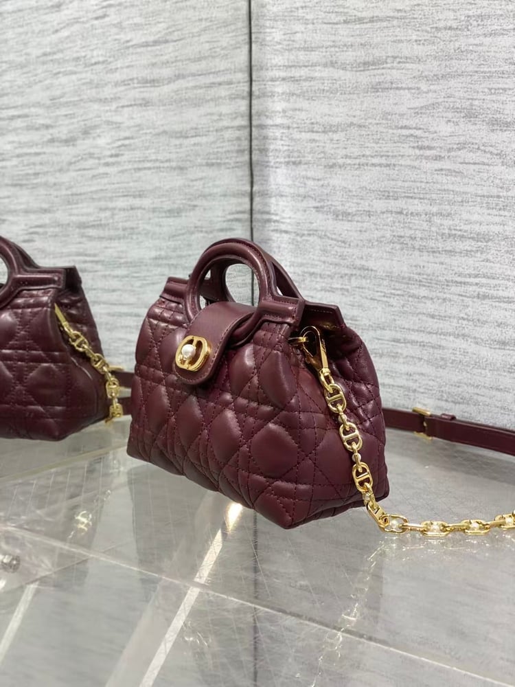 ديور ميني جولي برغندي | Dior Jolie