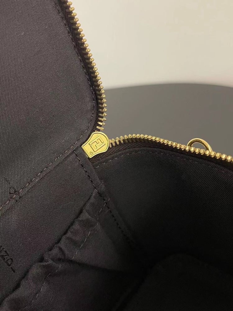Fendi Vanity Tobacco brown mini-bag | غندي فانيتي ميني باق بني