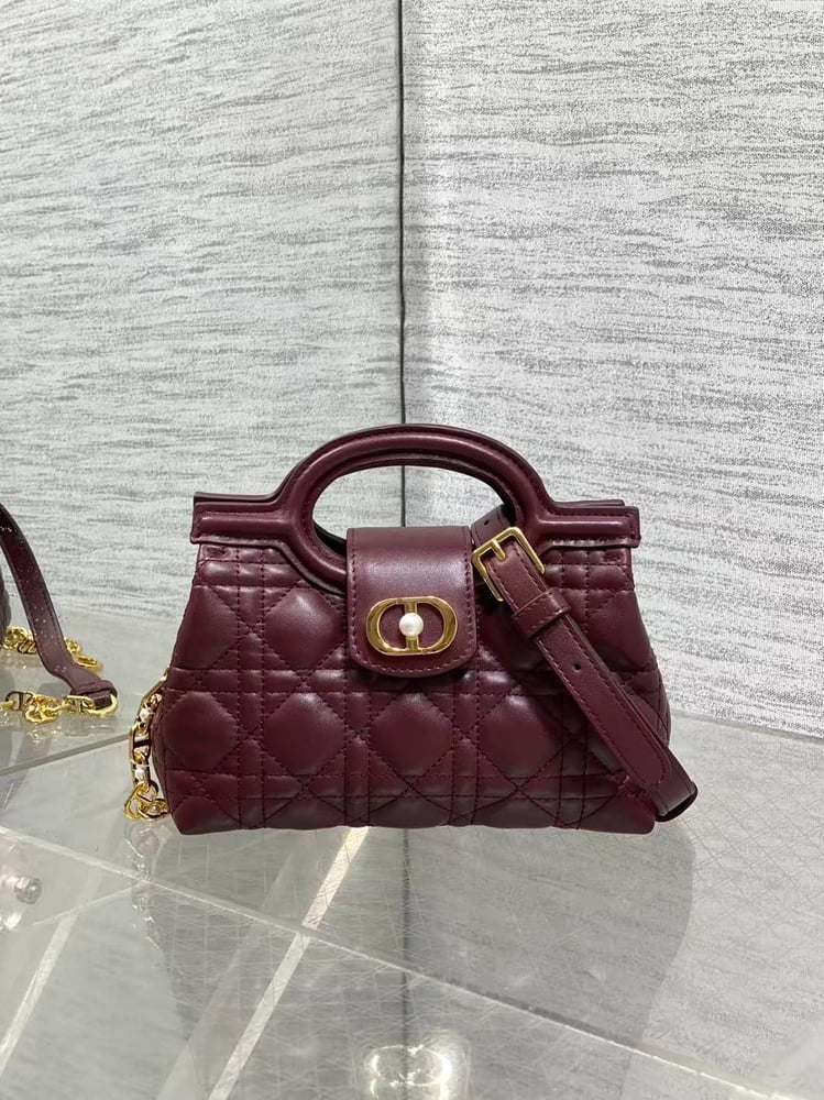 ديور ميني جولي برغندي | Dior Jolie
