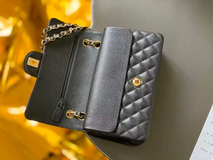 Chanel Double Flap Caviar | شانيل دبل فلاب كافيار