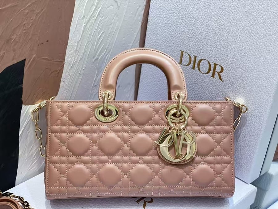 Lady Dior Bag Light Pink | شنطه ليدي ديور وردي فاتح