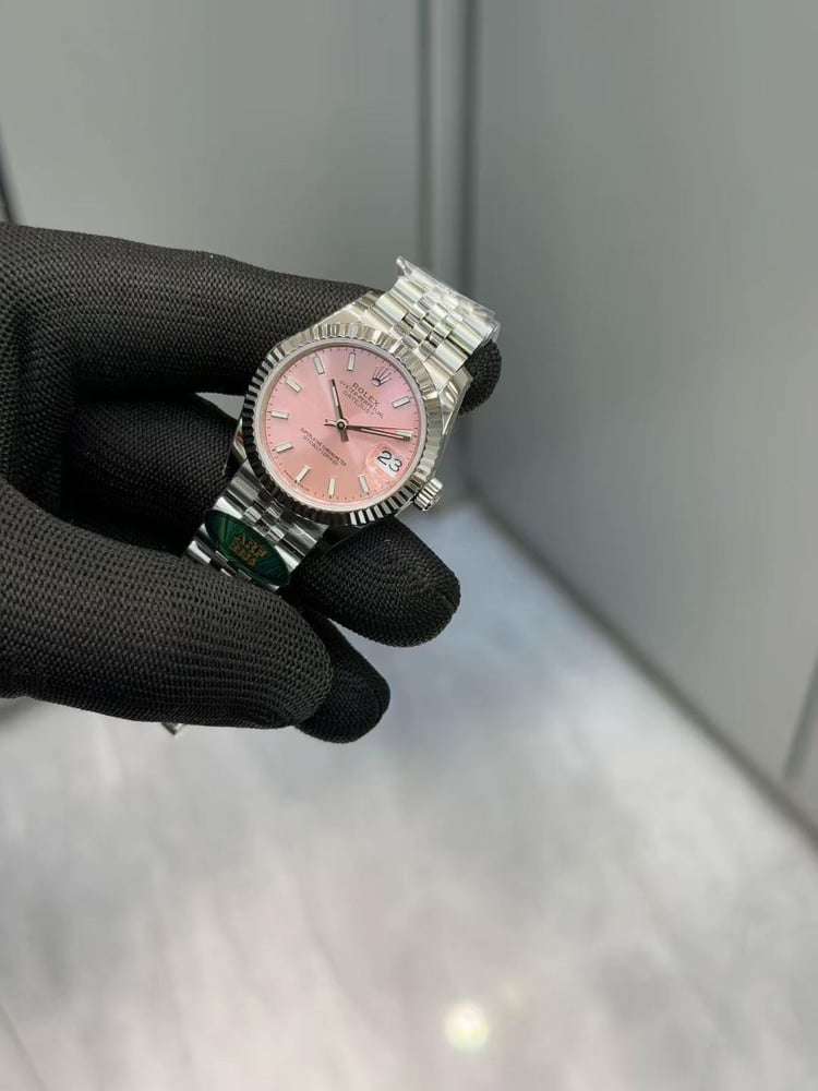 Rolex Lady-Datejust Pink Dial Jubilee Bracelet ليدي ديت جست اويستر ٢٨ مم وردي