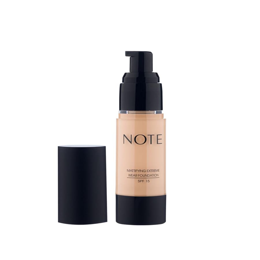 Matte Finish Foundation Note, Matte Finish Extreme Wear 121 Porcelain Matte 35 ml