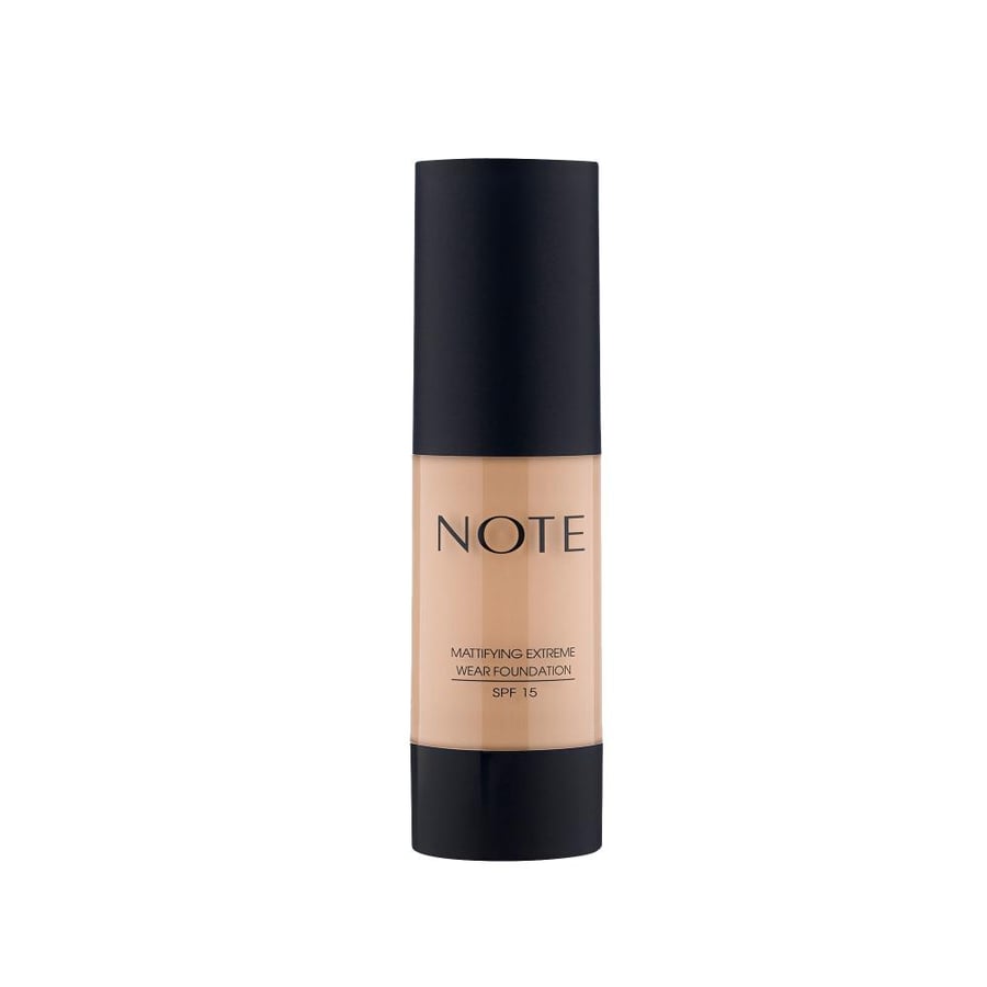 Matte Finish Foundation Note, Matte Finish Extreme Wear 121 Porcelain Matte 35 ml
