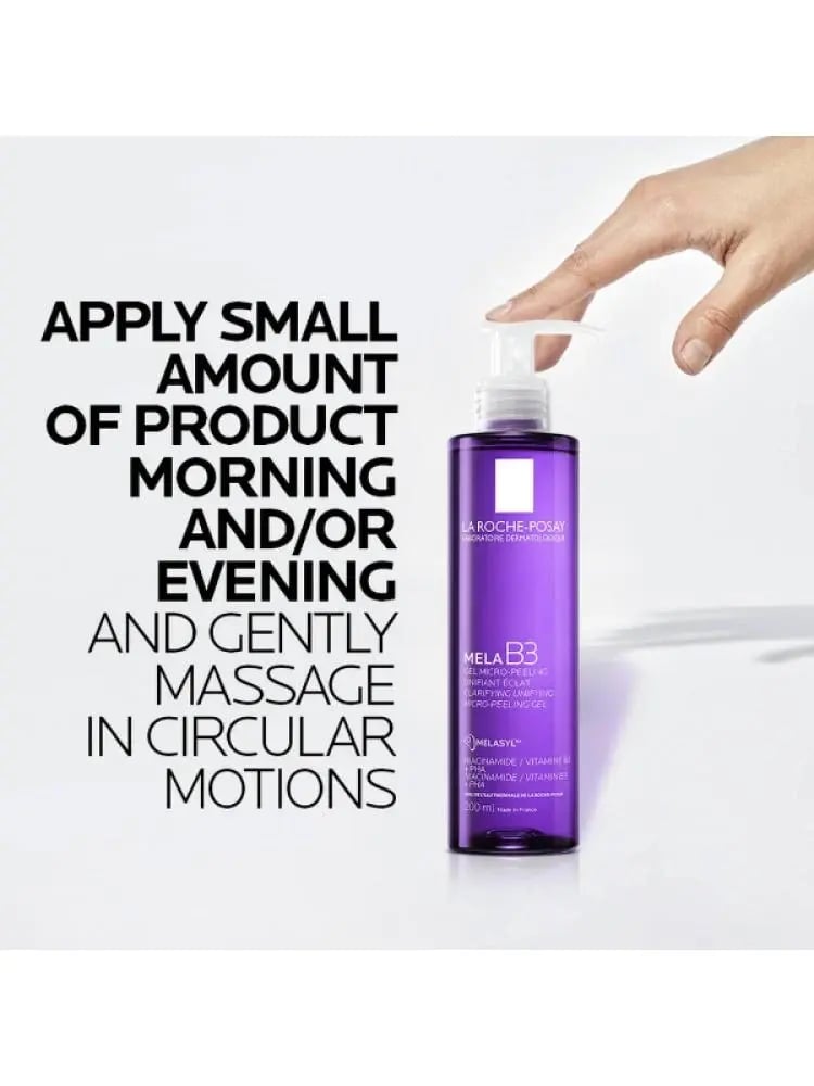 Gel exfoliating cleanser for face Mila Bee 3 spot corrector for dark spots from La Roche-Posay - 200 ml