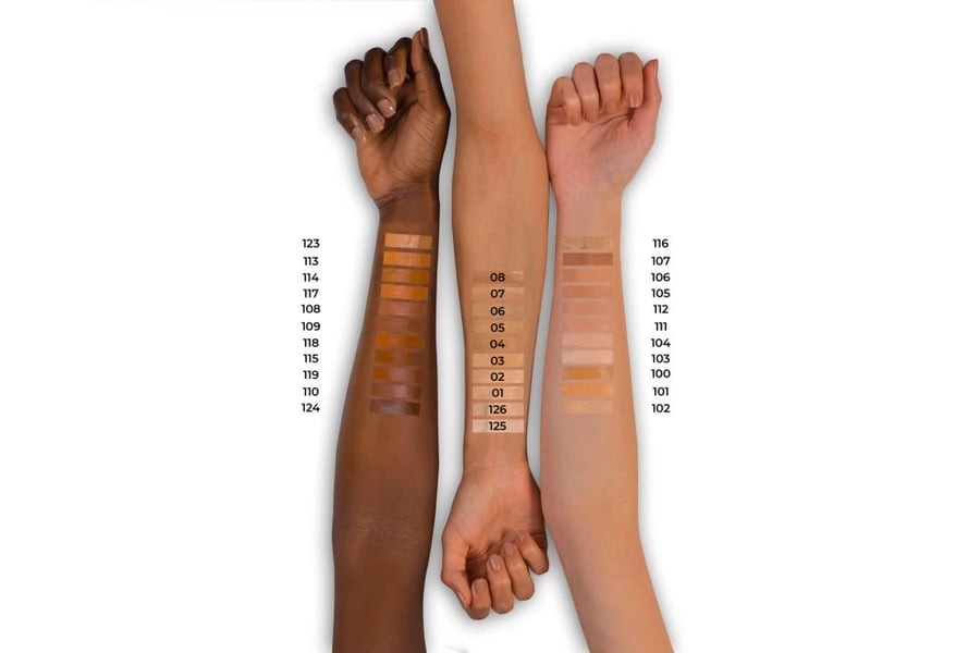 Matte Finish Foundation Note, Matte Finish Extreme Wear 121 Porcelain Matte 35 ml