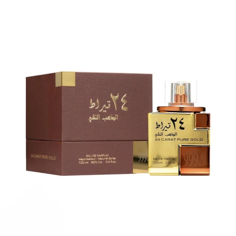 عطر 24 قيراط الذهب النقي من لطافة للجنسين او دي بارفيوم - 100 مل