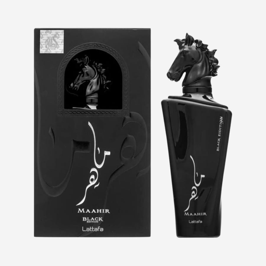 عطر ماهر بلاك ايديشن من لطافة للجنسين او دي بارفيوم - 100 مل