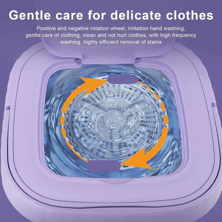 Small foldable washing machine