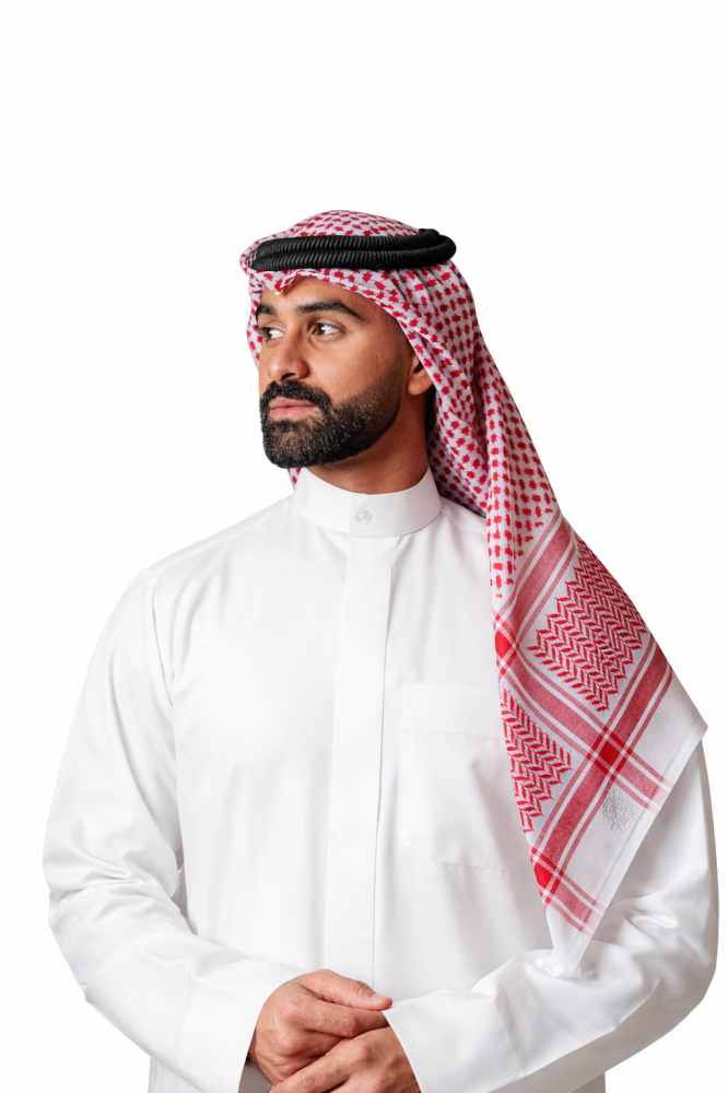 شماغ Ermenegildo Zegna احمر كلاسيك  2026