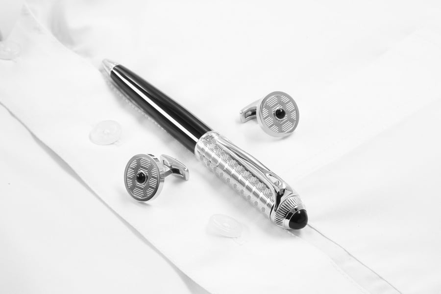 طقم قلم وكبك فاخر T163