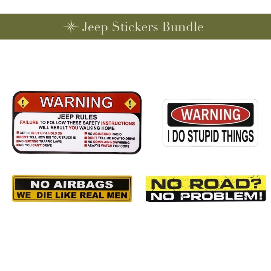 Jeep Stickers Bundle