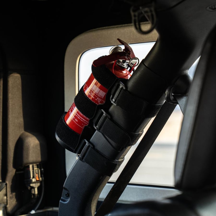 Jeep Extinguisher Mount Black