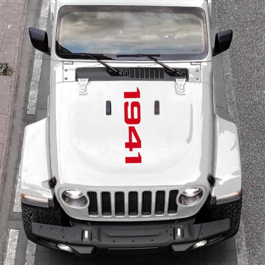 ملصق غطاء المحرك 1941