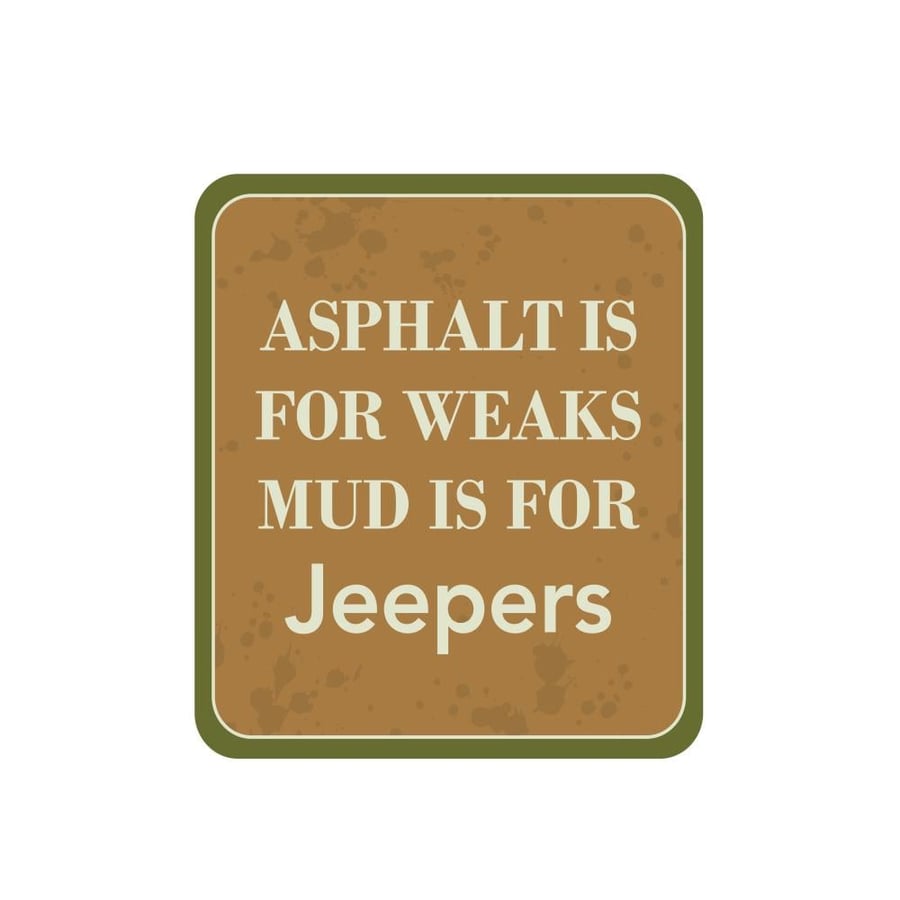 Asphalt for weak Sticker