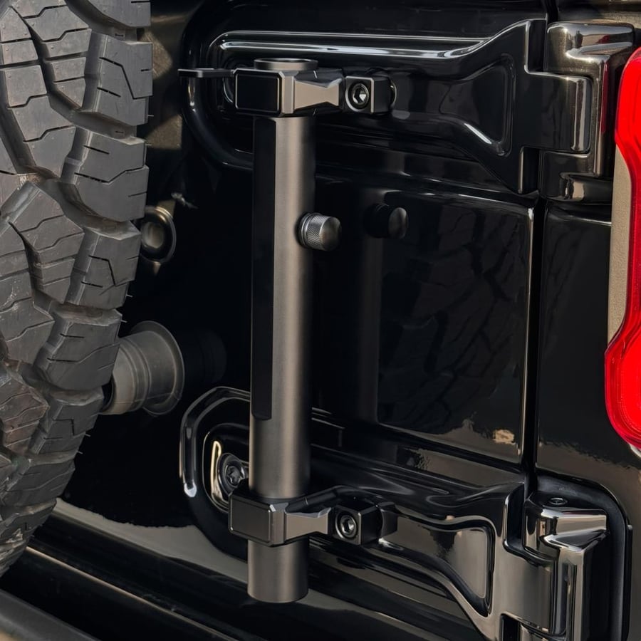 Tailgate Hinge Flag & Antenna Holder