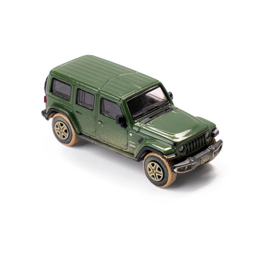 Dirty Jeep Wrangler 1/64