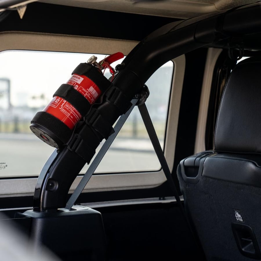 Jeep Extinguisher Mount Black