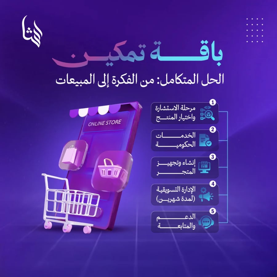 باقة التمكين - متجر + تسويق
